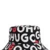 Vändbar bucket hat för barn i bomullscanvas