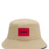 Vändbar bucket hat för barn i bomullstwill