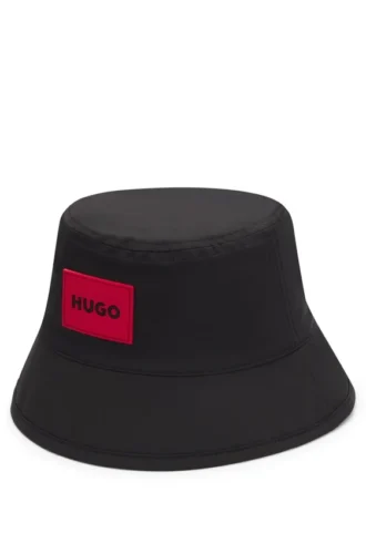 Vändbar bucket hat för barn med logotyper